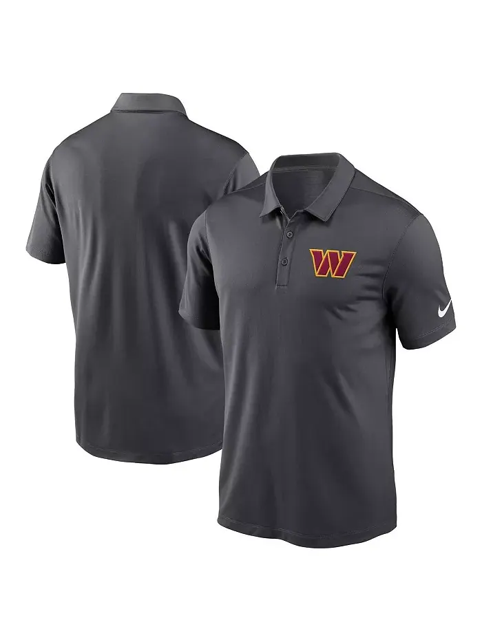 Мужская поло Franchise Performance Washington Commanders в цвете антрацит Nike