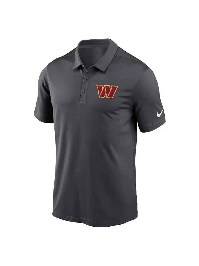 Мужская поло Franchise Performance Washington Commanders в цвете антрацит Nike — изображение 3 из 3