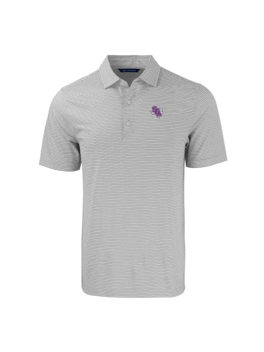 Мужская рубашка поло Stephen F Austin Lumberjacks Forge Eco Double Stripe Stretch Cutter & Buck — изображение 2 из 5