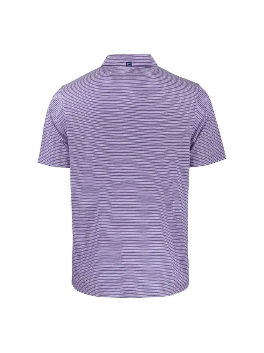 Мужская рубашка поло Stephen F Austin Lumberjacks Forge Eco Double Stripe Stretch Cutter & Buck — изображение 4 из 5