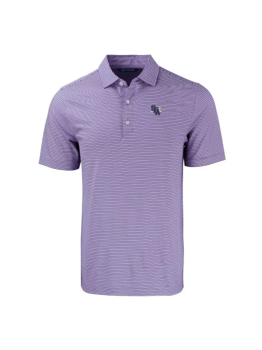 Мужская рубашка поло Stephen F Austin Lumberjacks Forge Eco Double Stripe Stretch Cutter & Buck — изображение 5 из 5