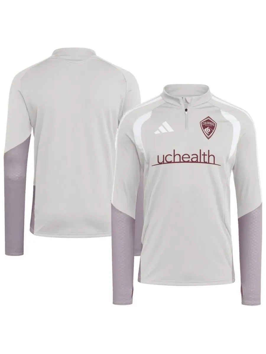 Тренировочная куртка-поло с четверть-застежкой Colorado Rapids 2026 Tiro Competition adidas
