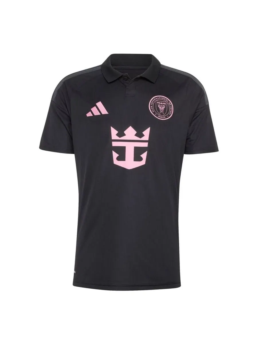 Футболка с длинным рукавом Lionel Messi Black Inter Miami CF 2026 Presagio Replica Jersey adidas — изображение 2 из 4, черный