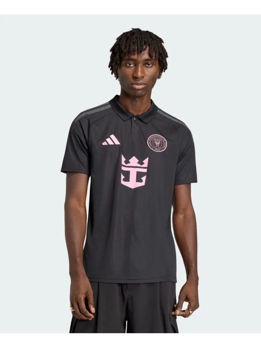Футболка с длинным рукавом Lionel Messi Black Inter Miami CF 2026 Presagio Replica Jersey adidas — изображение 4 из 4, черный
