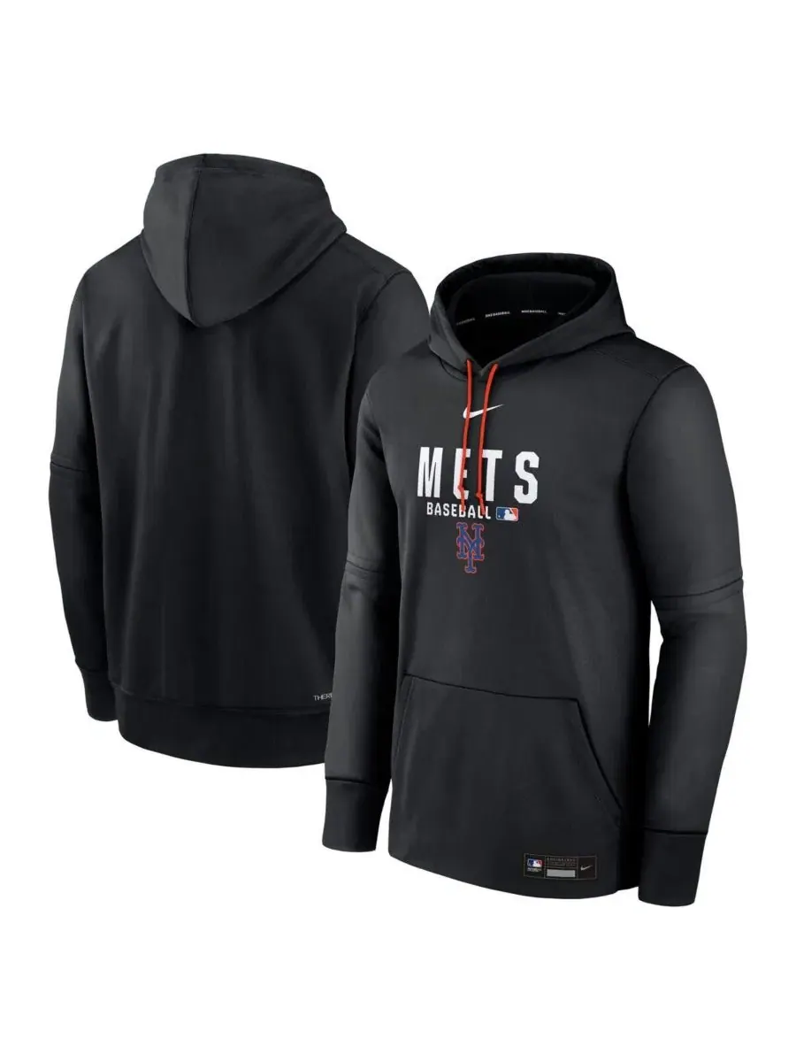 Худи с съемными рукавами Therma-FIT New York Mets Authentic Collection Nike