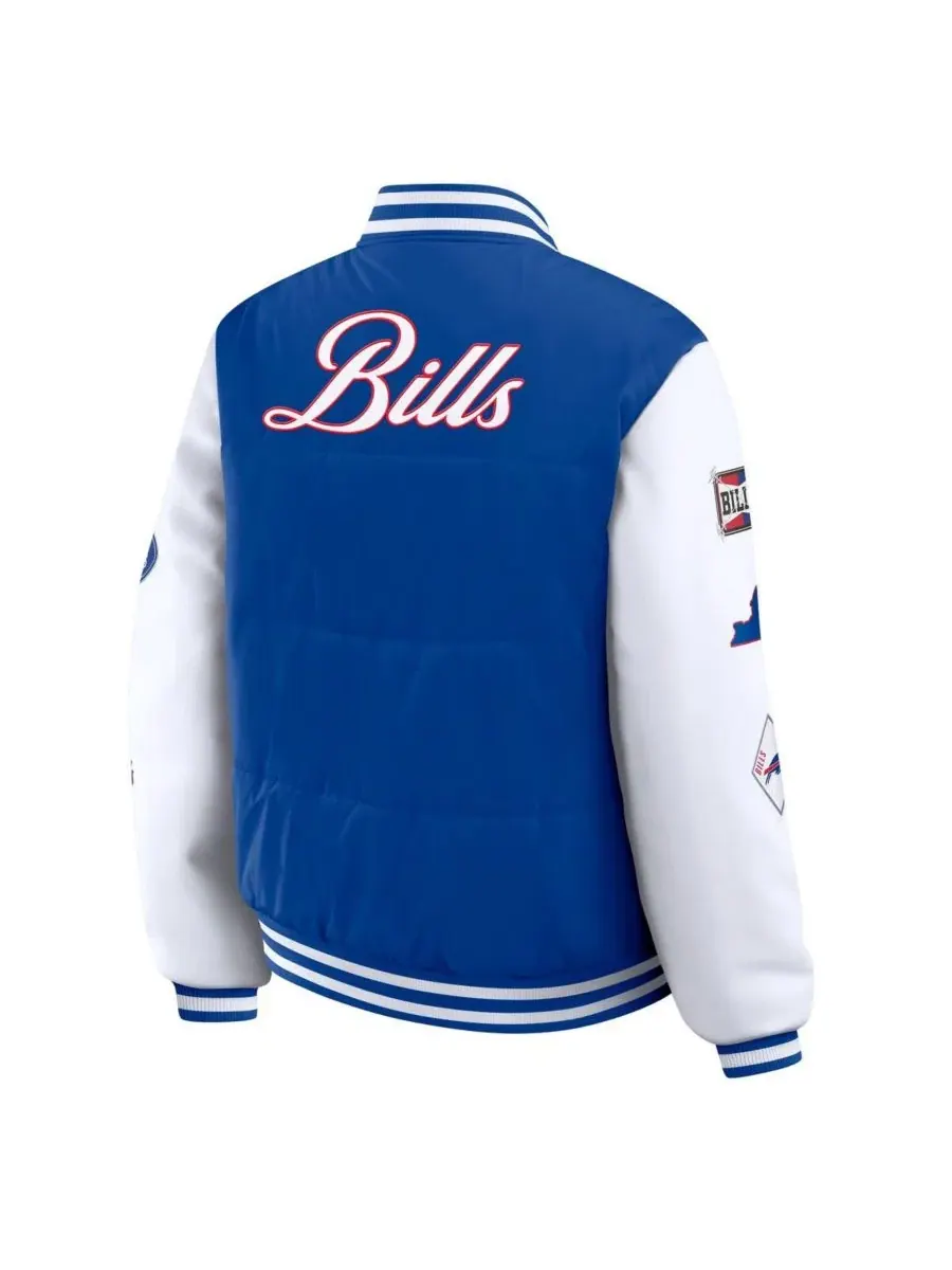 Женская куртка-пуховик с капюшоном Varsity Royal WEAR by Erin Andrews — изображение 3 из 3, королевский