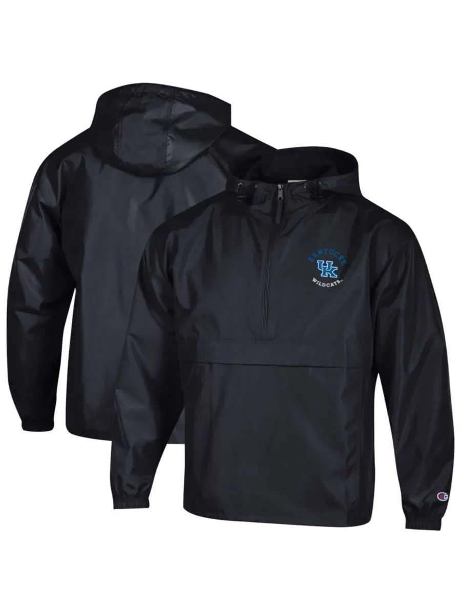 Ветровка-дождевик Champion Packable Hooded Windbreaker Half-Zip Jacket