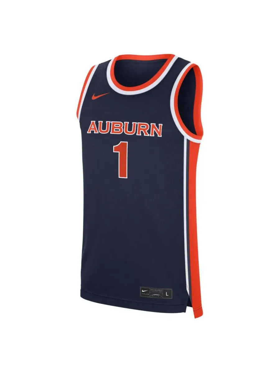 Баскетбольный джерси с принтом Road War Eagle Nike — изображение 3 из 3, темно-синий