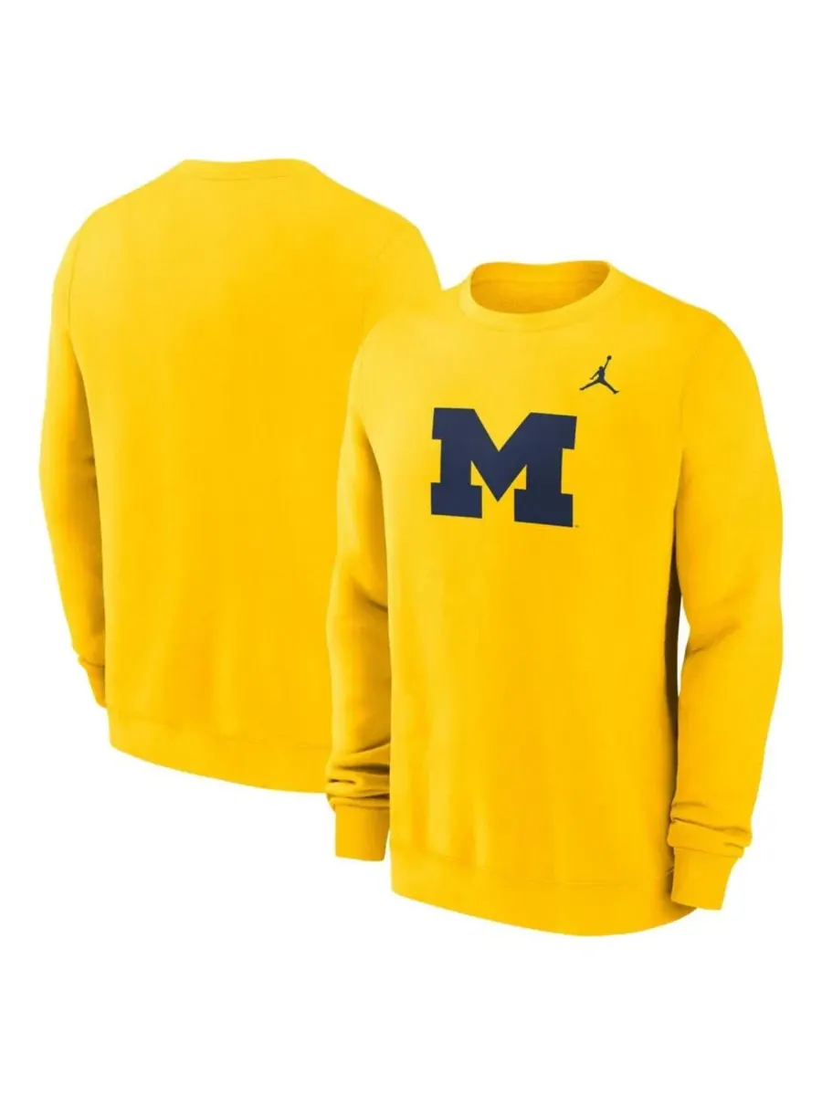 Толстовка на молнии с капюшоном Primetime Fleece Michigan Wolverines Jordan