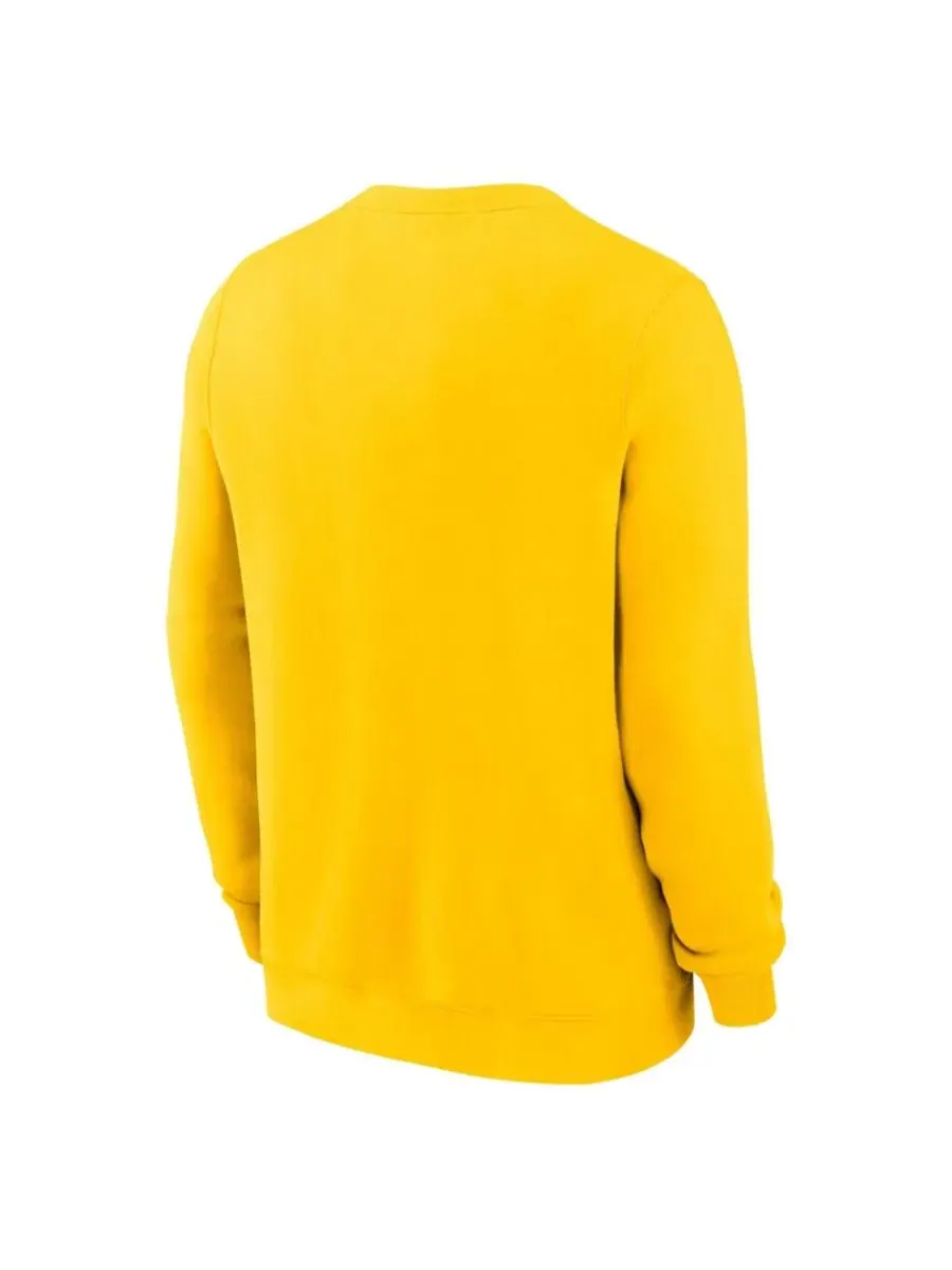 Толстовка на молнии с капюшоном Primetime Fleece Michigan Wolverines Jordan — изображение 3 из 3, желтый