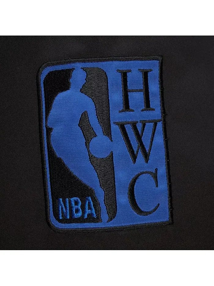 Мужская черная легкая атласная куртка на молнии Orlando Magic Hardwood Classics Team OG 3.0 — изображение 3 из 5