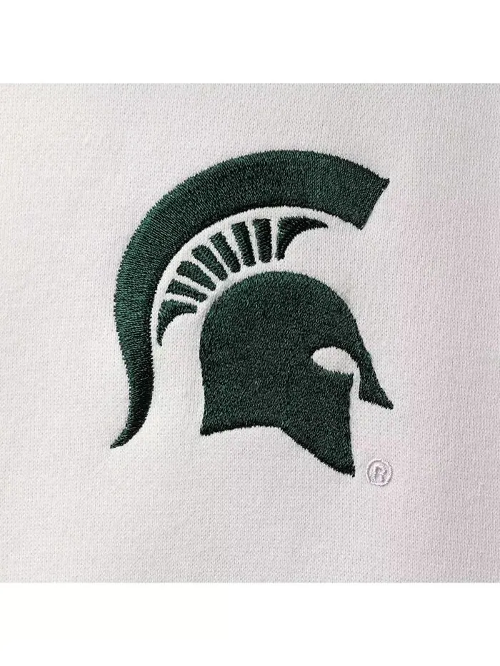 Мужская белая толстовка с логотипом Michigan State Spartans Tortugas на молнии Colosseum — изображение 4 из 4