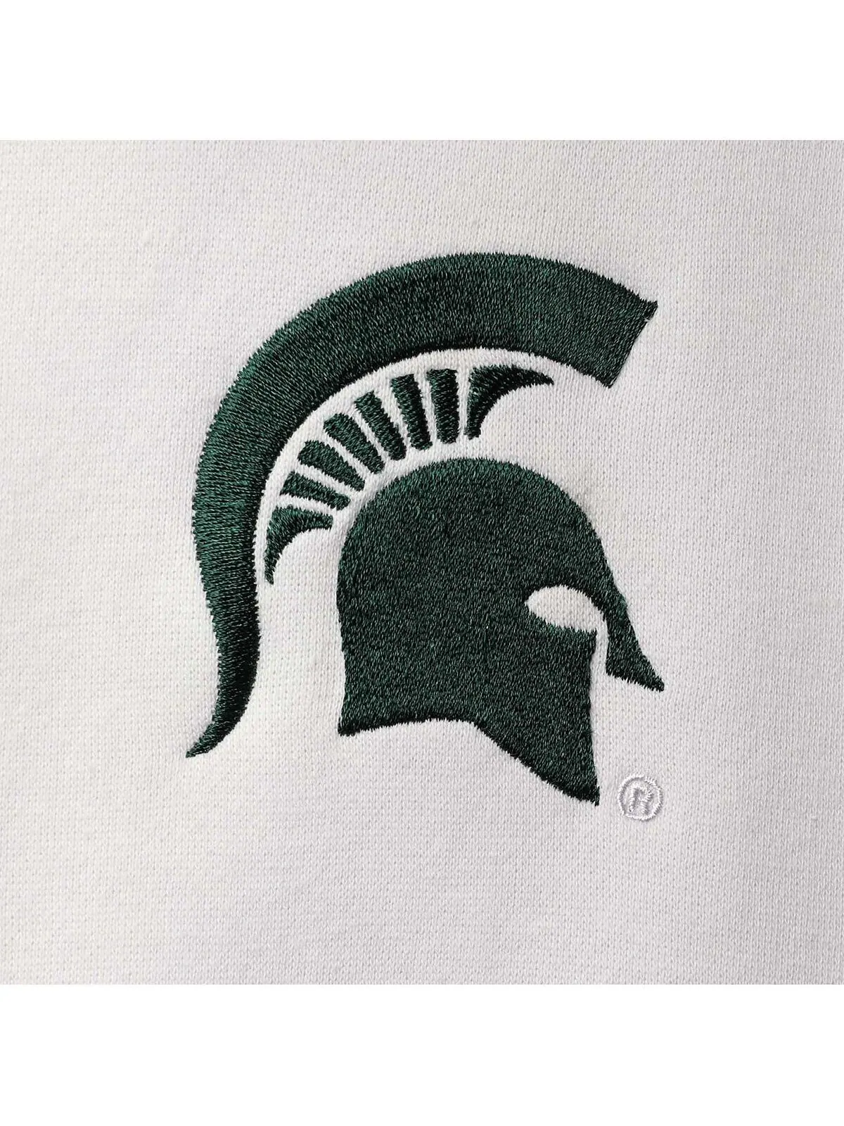 Мужская белая куртка michigan state spartans tortugas logo с молнией на четверть Colosseum — изображение 4 из 4, белый