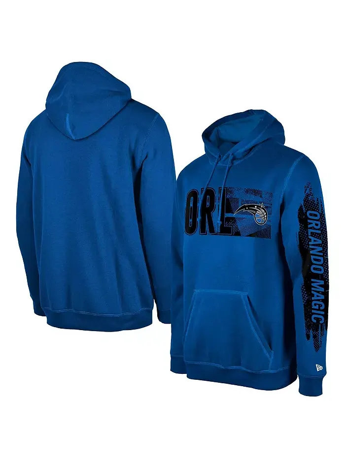 Мужская толстовка с капюшоном Orlando Magic Blue Tip-Off Collection New Era