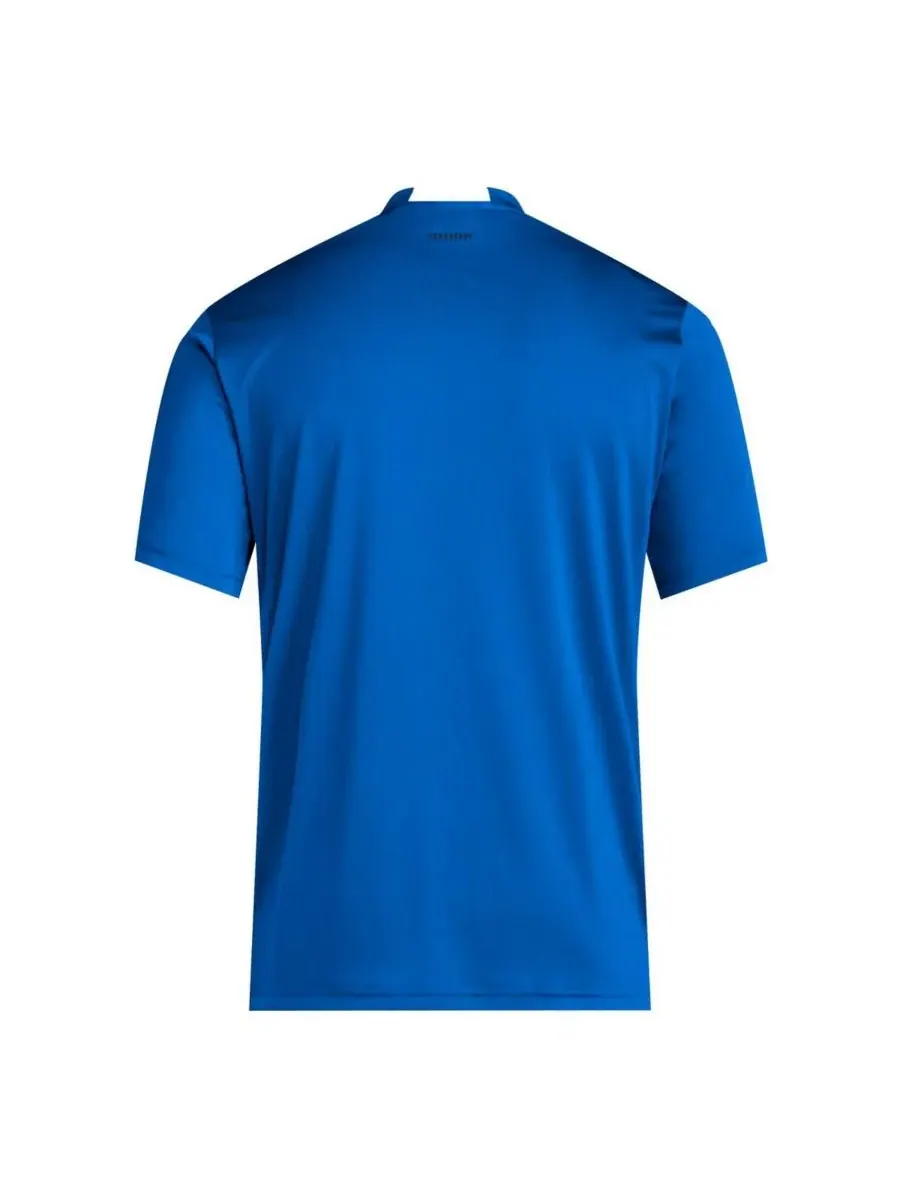 Мужская футболка команды Royal Kansas Jayhawks 2025 Training Performance Team Adidas — изображение 3 из 3, королевский