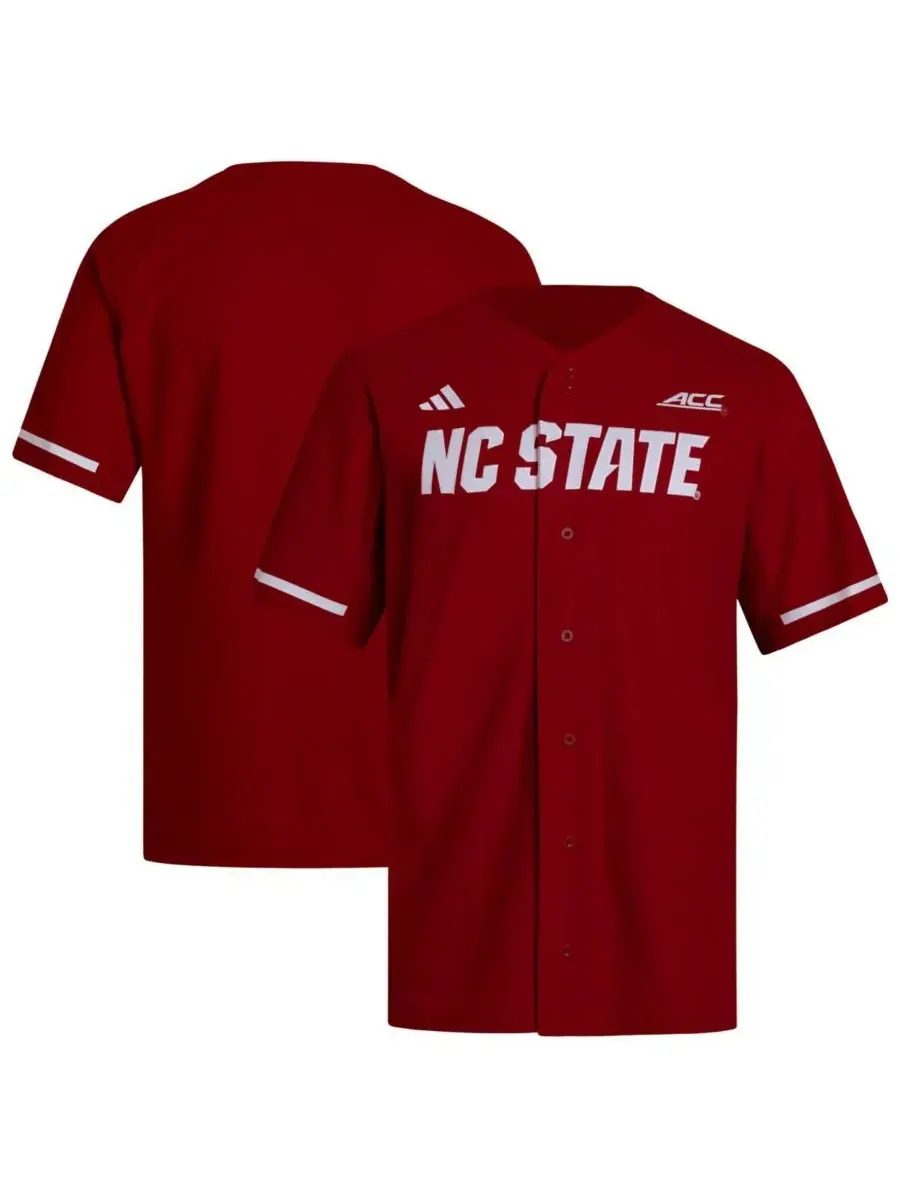 Adidas Мужская красная реплика бейсбольной майки NC State Wolfpack