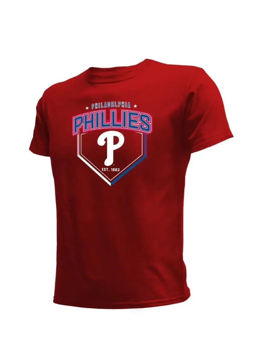 Набор из 3 футболок Philadelphia Phillies для мальчиков и девочек Stitches — изображение 3 из 5, серый