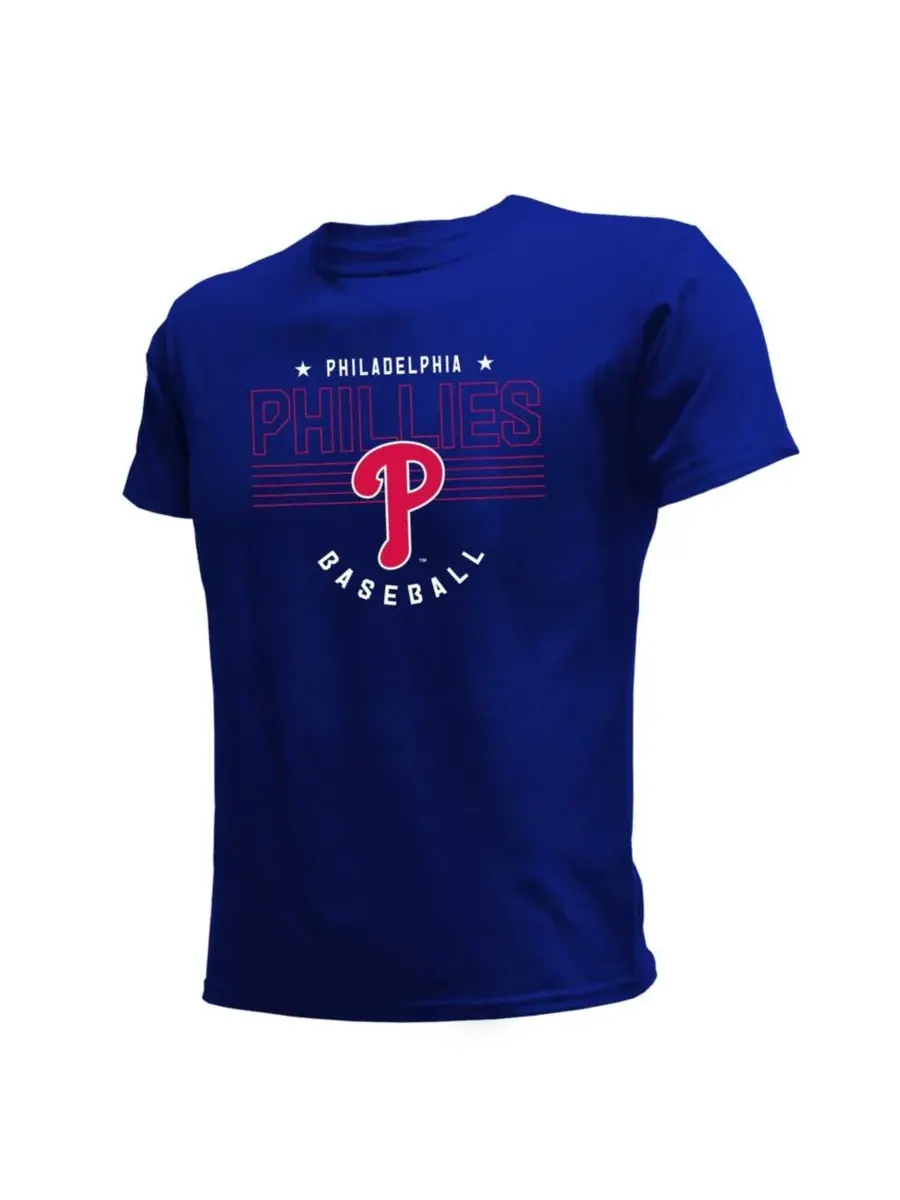 Набор из 3 футболок Philadelphia Phillies для мальчиков и девочек Stitches — изображение 4 из 5, серый