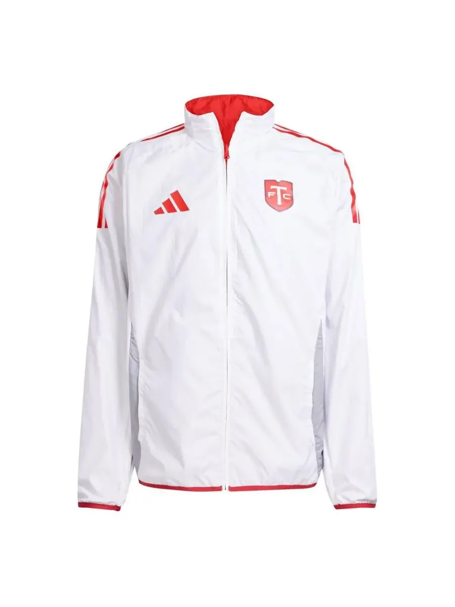 Adidas Мужская двусторонняя куртка на молнии с символикой футбольного клуба «Торонто ФК 2025» — изображение 3 из 3