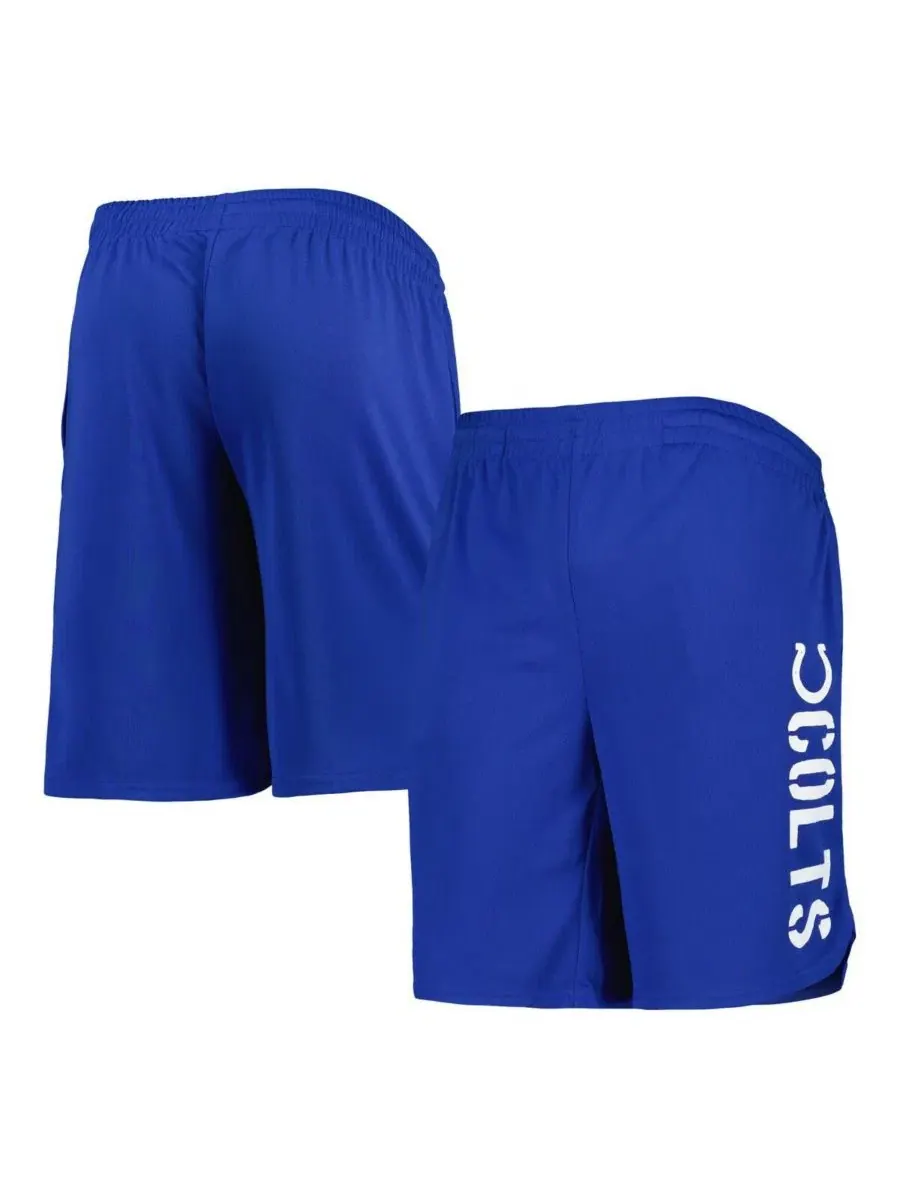 Мужские шорты Royal Indianapolis Colts Team Shorts Msx By Michael Strahan — изображение 2 из 3, королевский