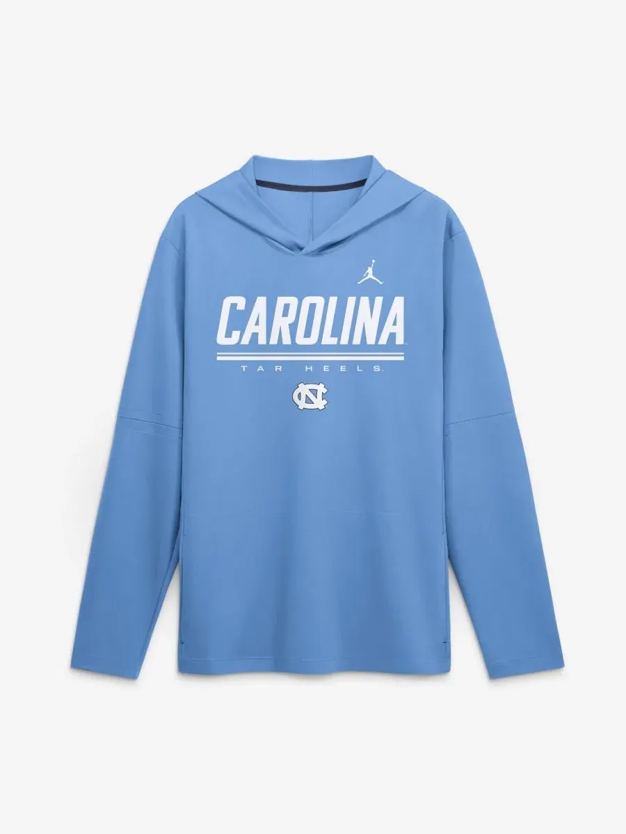 Лонгслив с капюшоном North Carolina Tar Heels 2026 Sideline Lightweight Long Sleeve Hooded Dri-FIT