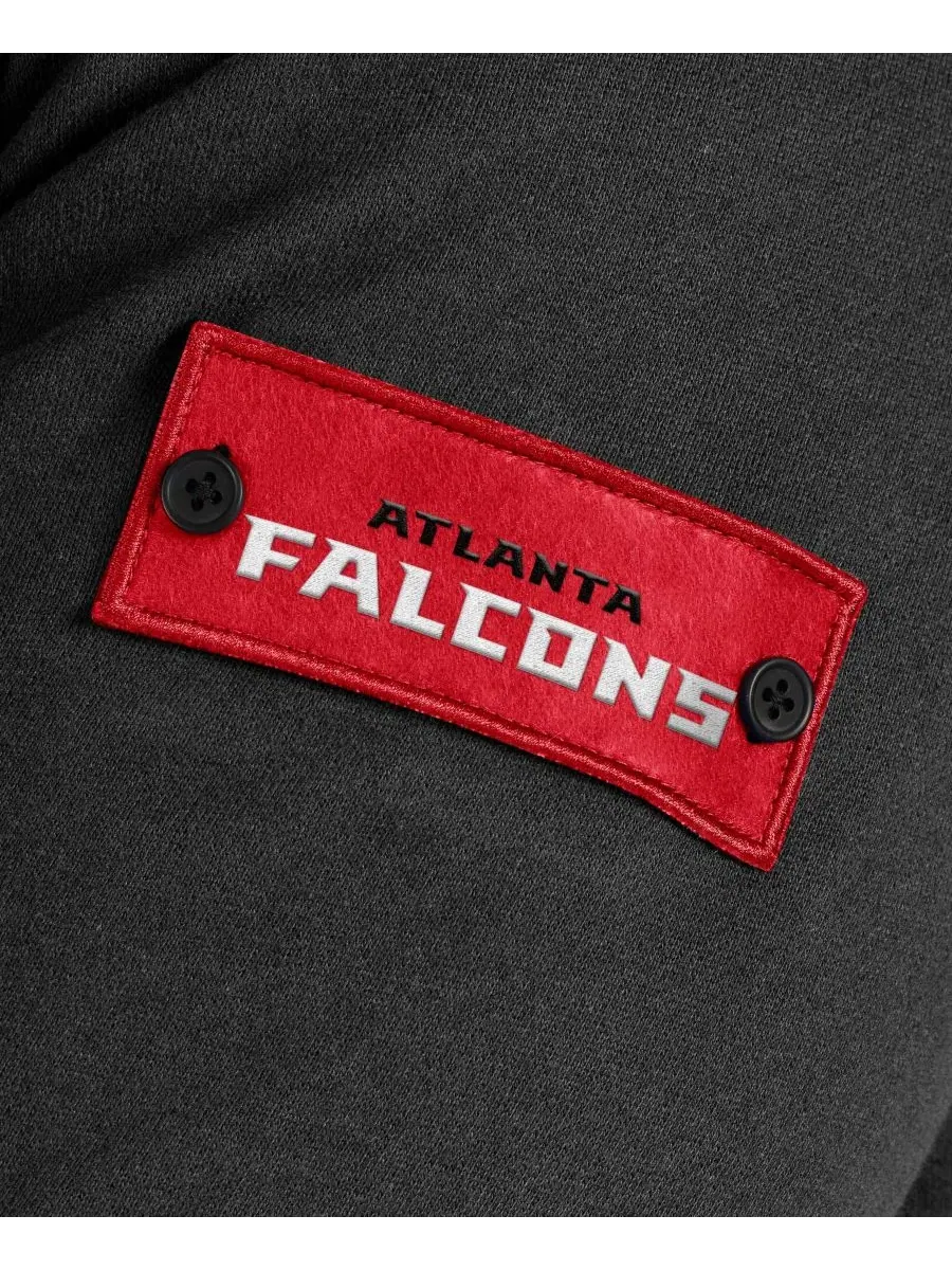 Свитшот мужской с полной застежкой-молнией QB1 Atlanta Falcons J. Palmer — изображение 4 из 5, черный