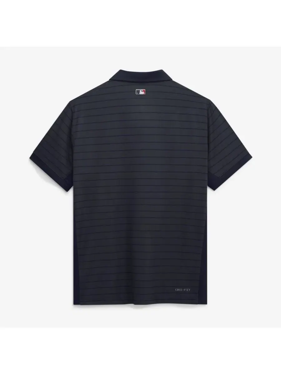Мужское поло Nike с технологией Dri-FIT, с принтом, Cleveland Guardians — изображение 2 из 2, темно-синий
