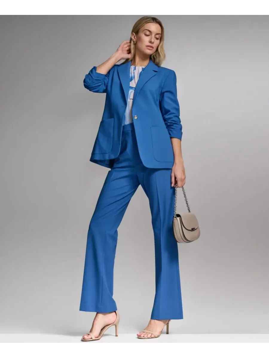 Женский пиджак Calvin Klein One-Button Blazer, Star Sapphire — изображение 9 из 11