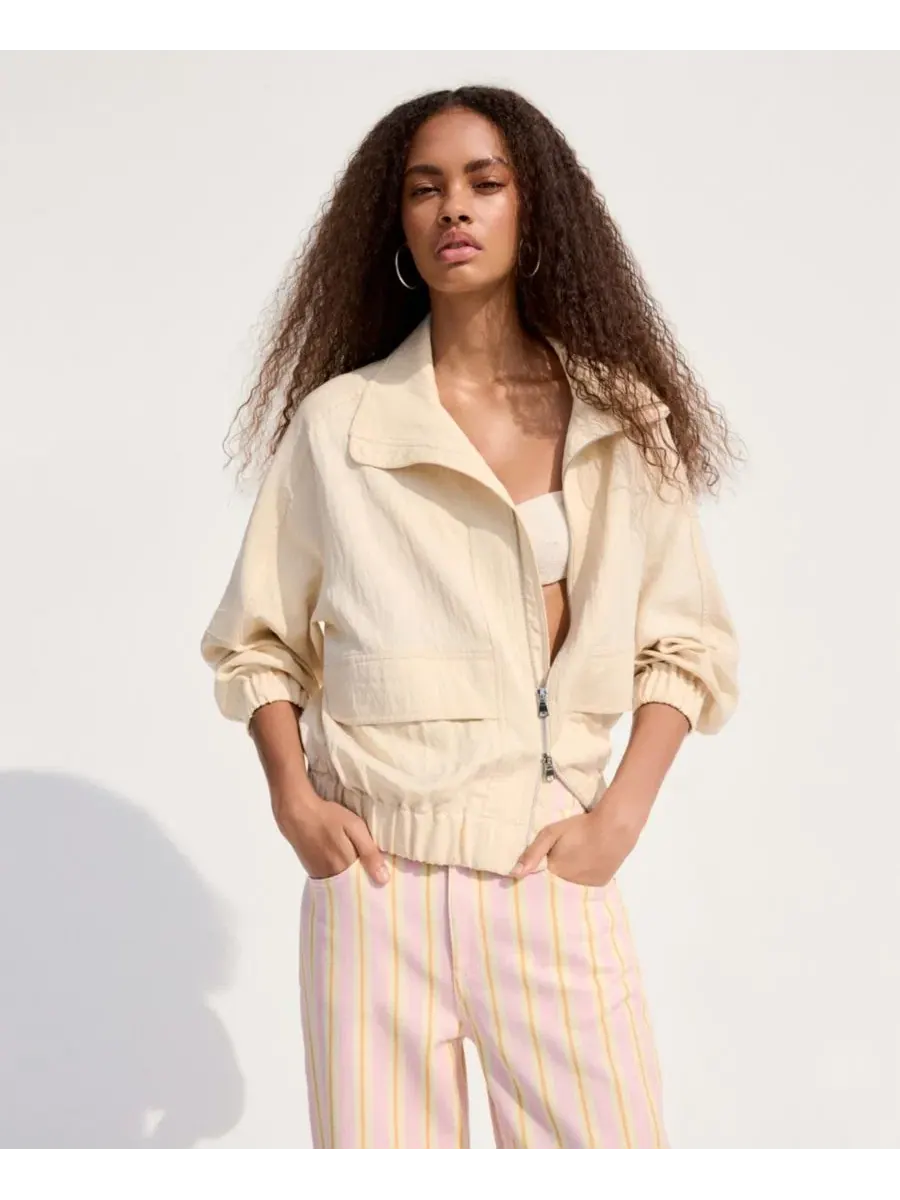 Джинсы-балун с принтом в полоску MANGO, Light Pastel — изображение 5 из 6