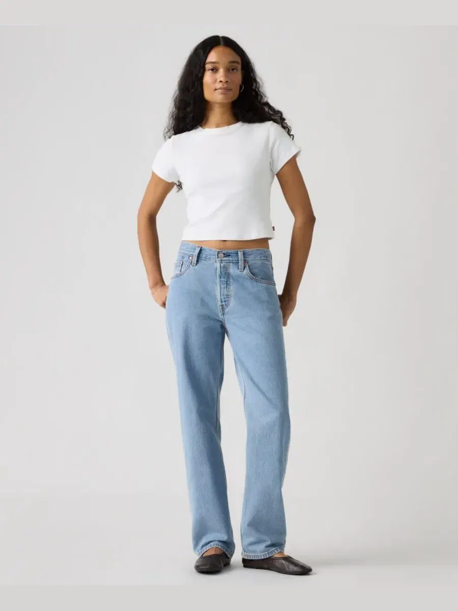 Джинсы прямого кроя Levi's, Stone Today Mid — изображение 4 из 5