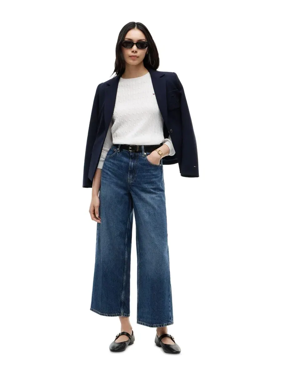 Джинсы женские Indie High-Rise Wide-Leg Tommy Hilfiger, Vin — изображение 2 из 6