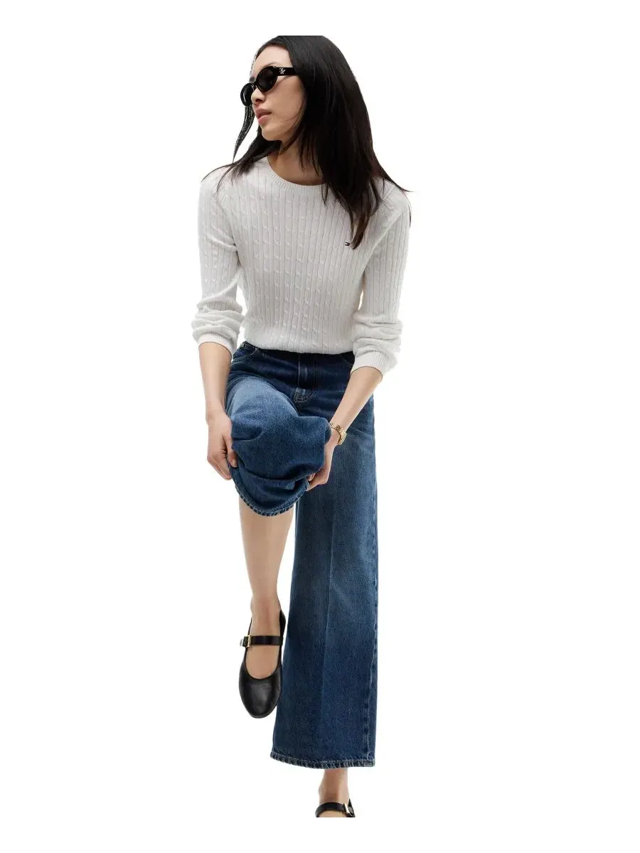 Джинсы женские Indie High-Rise Wide-Leg Tommy Hilfiger, Vin — изображение 6 из 6