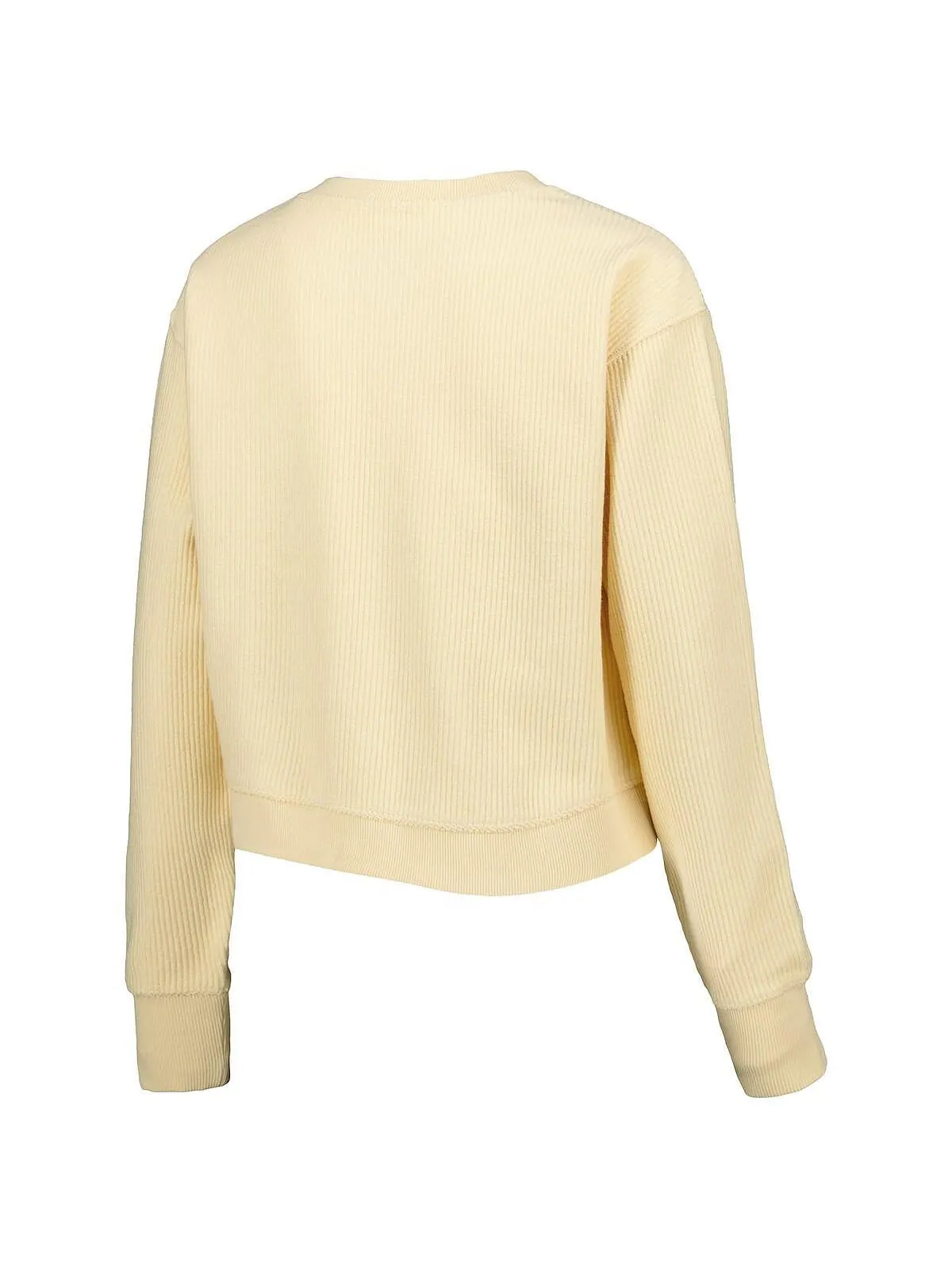 Женский кремовый свитшот Wisconsin Badgers Classic Campus Corded Timber League Collegiate Wear — изображение 2 из 3, бежевый