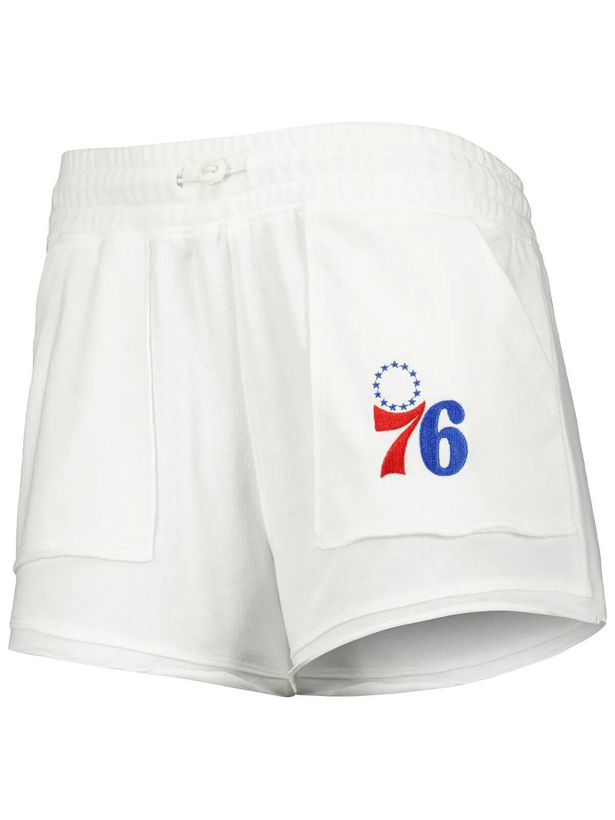 Женские белые шорты Philadelphia 76ers Sunray Concepts Sport — изображение 2 из 2, белый