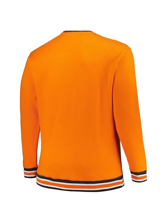 Мужская оранжевая толстовка Big Tall с логотипом Cincinnati Bengals New Era — изображение 2 из 3