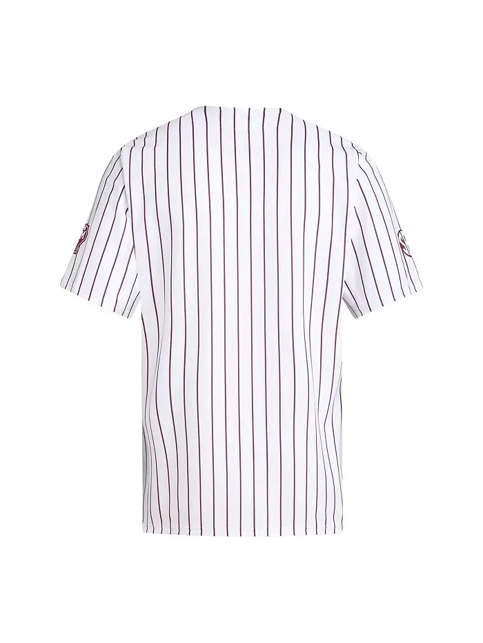 Мужская белая бейсбольная реплика-джерси Texas A&M Aggies adidas — изображение 3 из 3