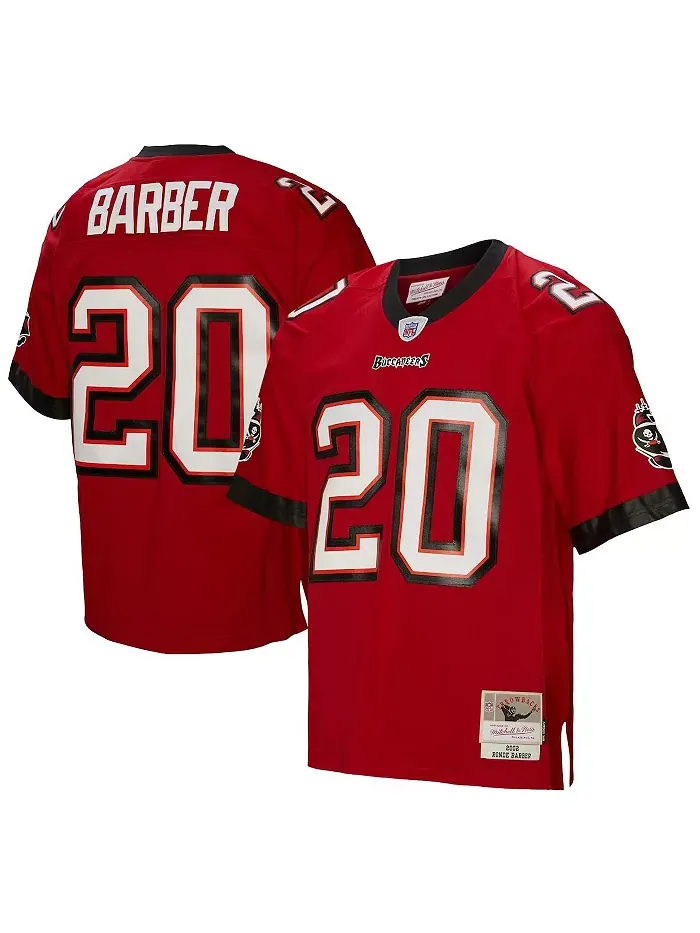 Мужская футболка Ronde Barber Red Tampa Bay Buccaneers 2002 Legacy Retired Player Mitchell & Ness — изображение 1 из 3