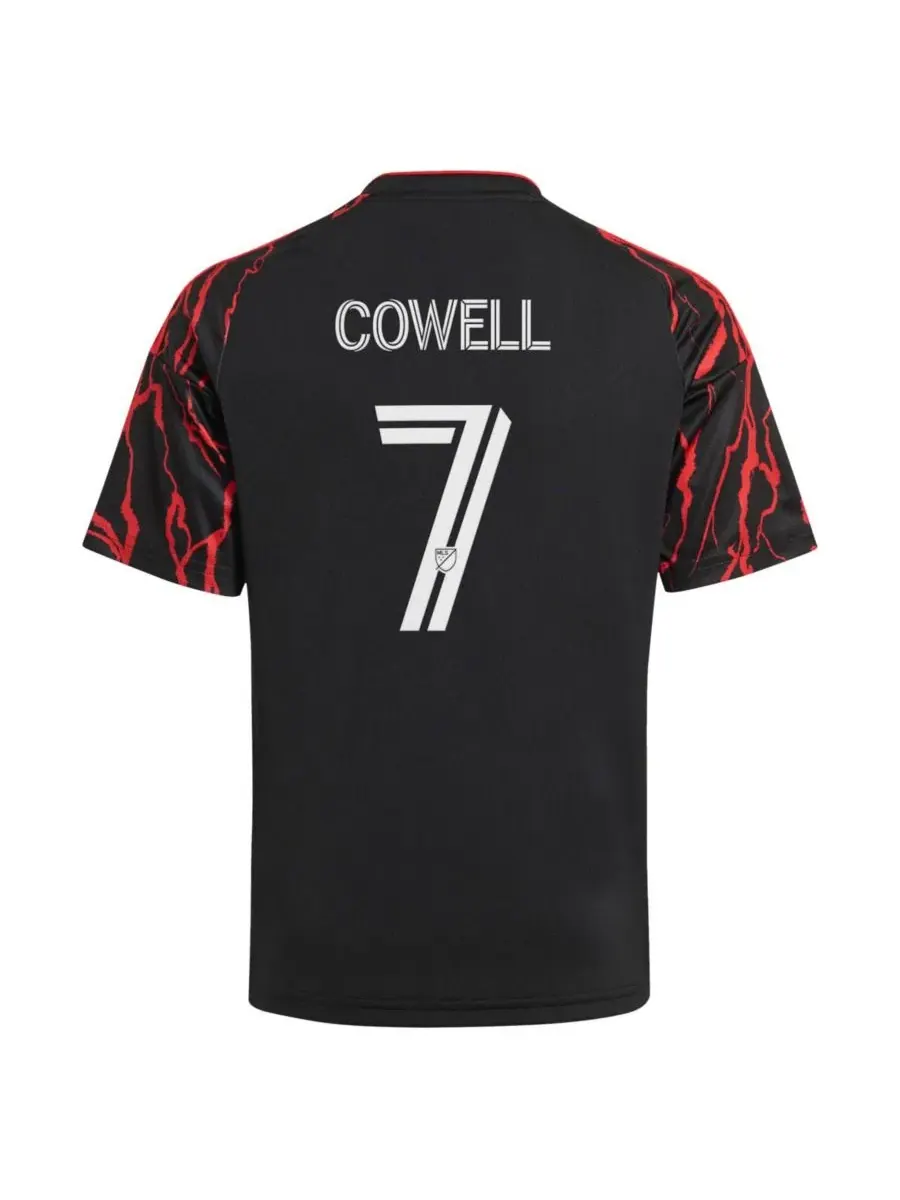 Футболка с длинным рукавом Cade Cowell Black New York Red Bulls 2026 The Rooted Kit Replica Jersey — изображение 3 из 3