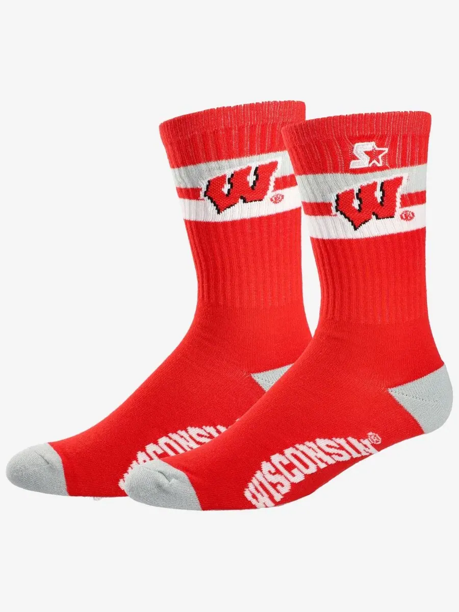 Носки с графикой Wisconsin Badgers Starter