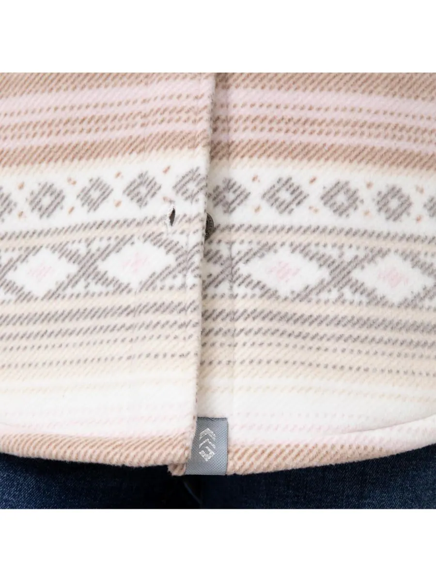 Женская флисовая куртка Chill Out Free Country, Blush baja stripe — изображение 6 из 6