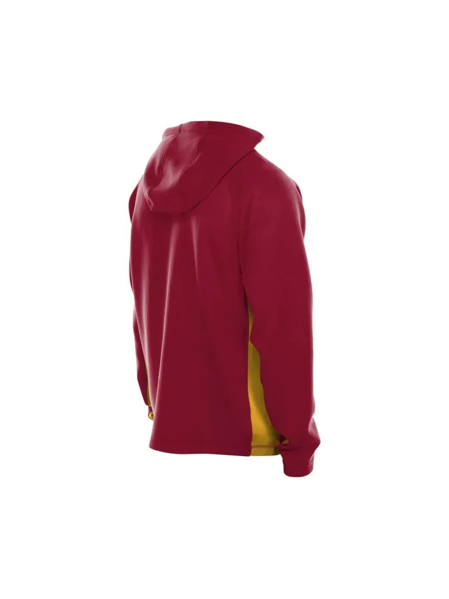 New Era Мужская бордовая толстовка на молнии Washington Commanders Combine Authentic Raglan Scuba — изображение 5 из 5