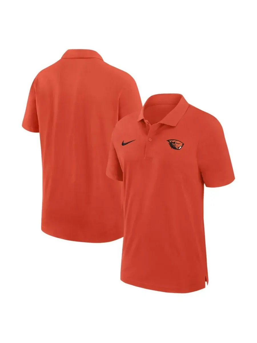 Nike Мужская оранжевая футболка-поло Oregon State Beavers Performance