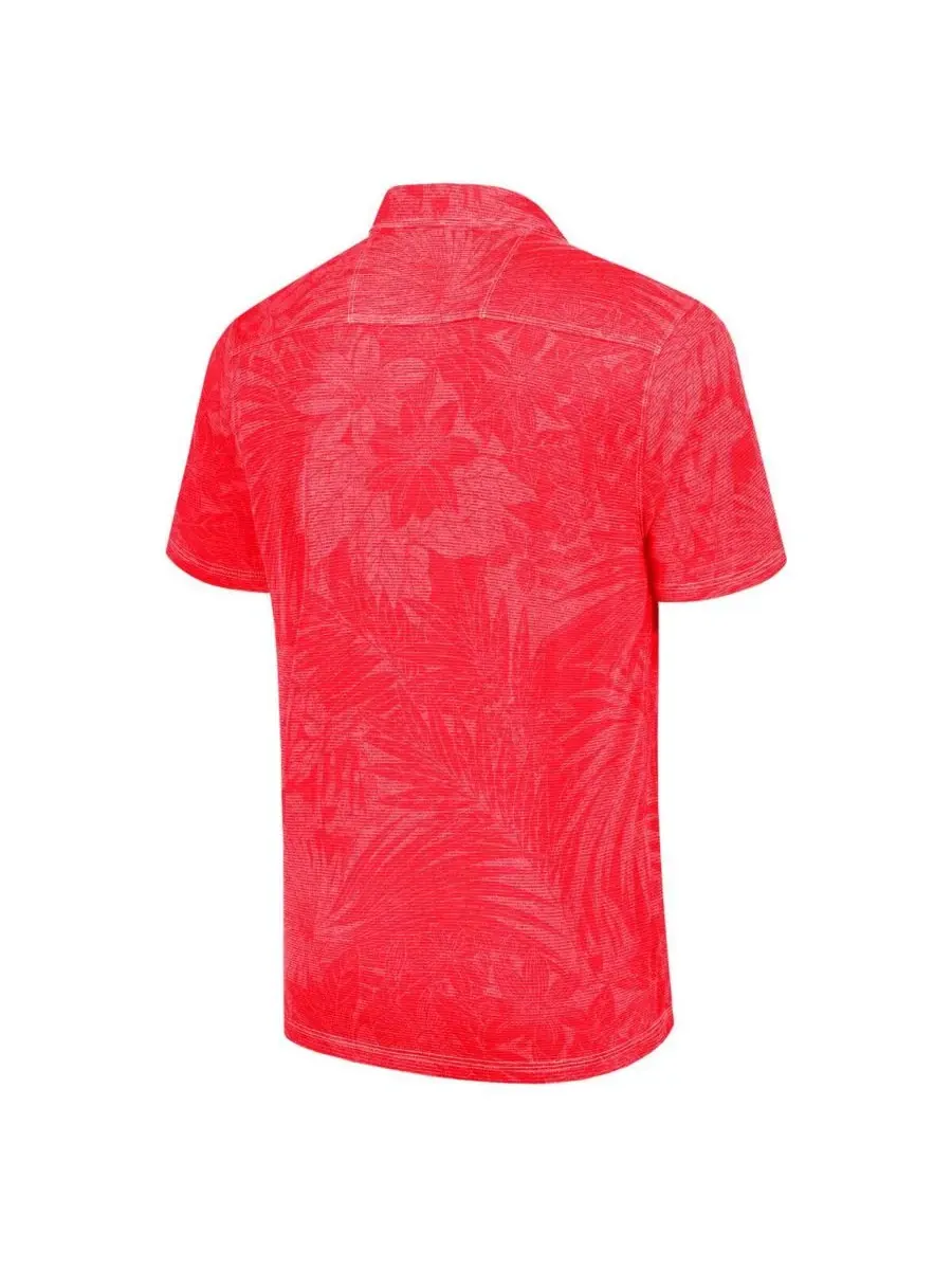 Tommy Bahama Мужская поло-рубашка Santiago Paradise цвета малиновой команды Oklahoma Sooners Sport — изображение 3 из 3