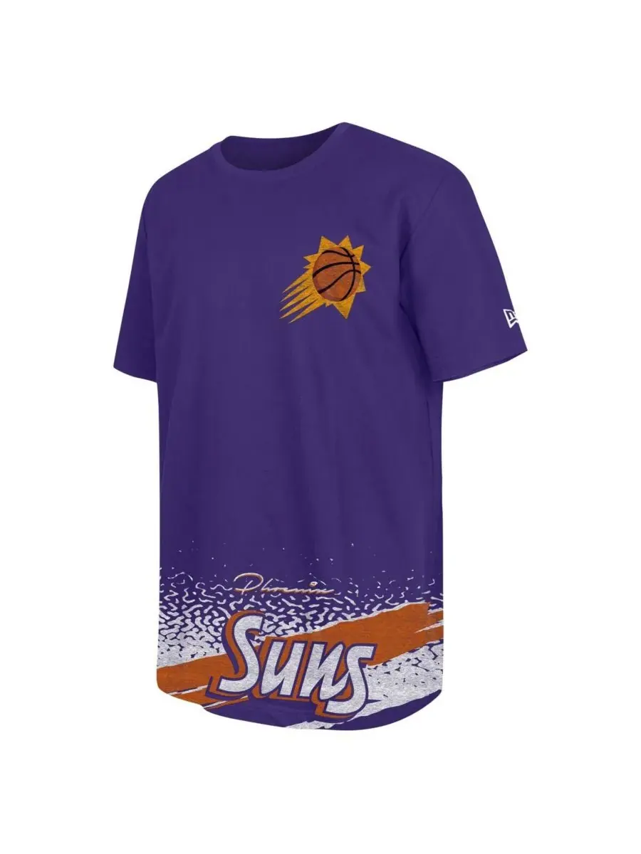 New Era Мужская фиолетовая спортивная классическая футболка Phoenix Suns — изображение 3 из 3, фиолетовый