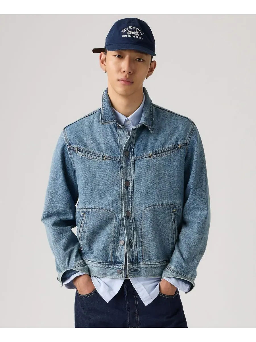 Куртка-тракер премиум-класса для мужчин, модель Market Miners Levi's, Enjoy The Route — изображение 2 из 4
