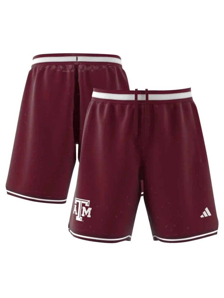Мужские алые баскетбольные шорты Texas A&M Aggies Swingman (реплика) Adidas