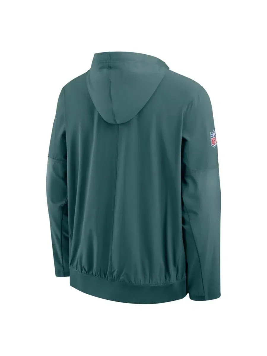 Ветровка-худи с капюшоном Philadelphia Eagles Midnight Green Logo Glory Nike — изображение 3 из 3, зеленый
