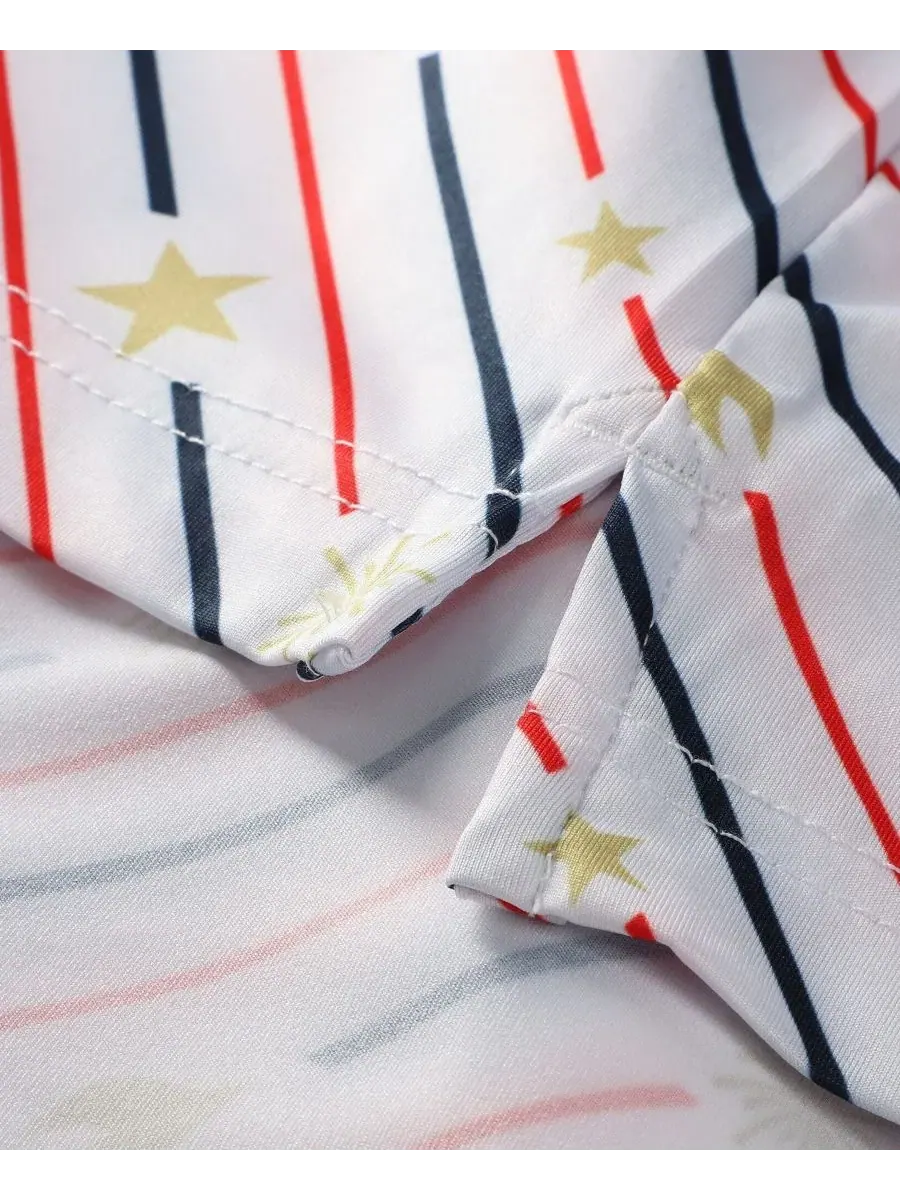 Поло из полиэстера с принтом The Life, Liberty, Candles Chubbies — изображение 4 из 4, белый