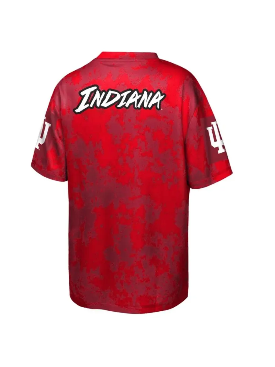 Футболка с принтом Off-Side Crimson Indiana Hoosiers Outerstuff — изображение 3 из 3, красный
