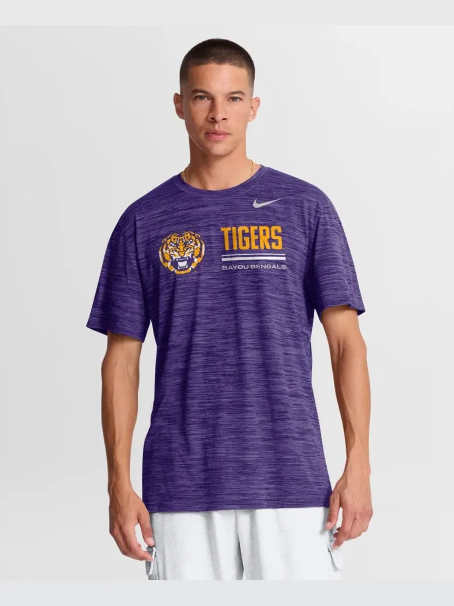 Футболка Nike LSU Tigers Sideline Velocity Dri-FIT